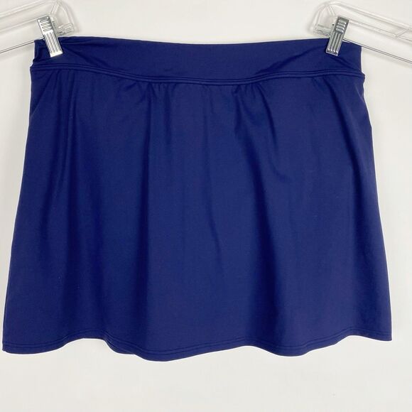 LANDS' END Navy Blue‎ Swim Skirt Lined - Tall Size 14L - Picture 1 of 4